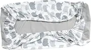 COOLHIYA Cradle Cover Cradle Bed Changing Pad Changing Table Sheet Cradle Sheet Table Cloths Portable Crib Bassinet Changing Pad Cover Tables Changing Table Cover Knitted Fabric Grey