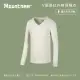 【Mountneer 山林】男 V領遠紅外線保暖衣-米白 32K65-03(立領/衛生衣/內衣/發熱衣)