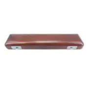 High Quality 1pcs 16 Hole Flute Case Hard Wood Flute Box Durable Redwood Color