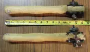 Pr. Bruner No. 4 TWO-MAN CROSSCUT Logging SAW Handles ~ NOS