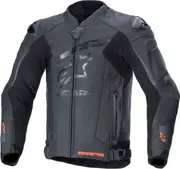 Alpinestars GP Plus R V4 Rideknit perforated Motorcycle Leather Jacket, black, Size 60 for Men