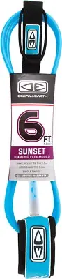 Ocean & Earth Moulded Sunset Surfboard Leash - 6'