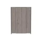 Huluwat Folding Bar Tables Wood Top Wall Mounted 6.8"L Rectangle Gray (Set of 1)