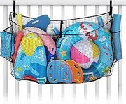 Pool Float Organizer - Pool Storage Net 59 X 11.8 X 33.5 Inches | Mesh Netting Organizer Poolside Toy Holder for Camping Beach Outdoor Boat Deck Gym Backyard Balls Inflatable Rafts Water