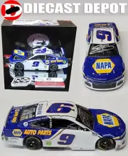 AUTOGRAPHED CHASE ELLIOTT 2020 MARTINSVILLE WIN RACED VERSION NAPA 1/24 ELITE