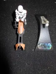 Star Wars TITANIUM COLLECTION die-cast SCOUT TROOPER SPEEDERBIKE nice