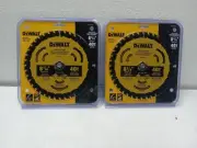 NEW DEWALT 8-1/4 40T Saw Blade Lot of 2
