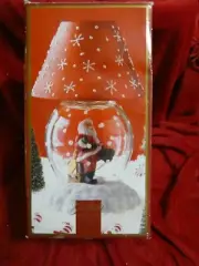 Gorham "Winter Follies" Santa Globe Candle Lamp NIB