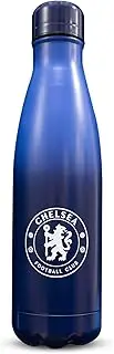 Hy-Pro 500ml Stainless Steel Thermal Fade Bottle Officially Licensed Chelsea F.C. 500ml Bottle | Thermal, Double Wall Stainless Steel, Vaccum Flask, Fade Design, Blues, Light Weight, Leakproof, 0.5L