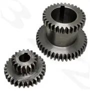 2 speed Metal Gear Set Double Gear - for CJ18 series mini-lathe 1 pair