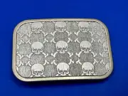 Skull Crossbones Wallpaper Pattern Buckle Down Brand Belt Buckle In Packaging