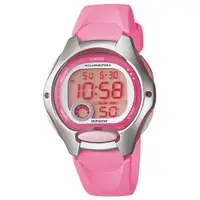 在飛比找PChome24h購物優惠-CASIO太空風格時尚電子錶 (粉紅)