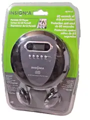 Insignia NS-P4112 Portable CD Player Skip Protection Anti-Shock Walkman/Discman