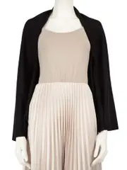 Black Tassel Detail Cape