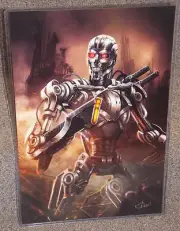 Terminator Endoskeleton Glossy Print In Hard Plastic Sleeve