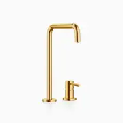 Dornbracht META SQUARE Two-hole mixer with individual rosettes 32815861-28 Brush