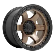 18x9 Fuel D751 Block Matte Bronze W/Black Ring Wheel 6x4.5 (20mm)