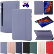 For Samsung Galaxy Tab S7 FE S8 Plus Tablet Smart Leather Case Flip Stand Cover