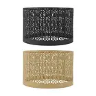 Lamp Shade Hollow Out Metal E27 E14 Clip On Easy Installation Durable Lamp
