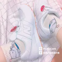 在飛比找Yahoo!奇摩拍賣優惠-【豬豬老闆】NEW BALANCE 574 全白 皮革 魔鬼