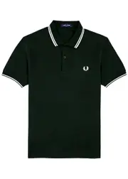 Fred Perry M3600 Piqué Cotton Polo Shirt - Dark Green - Xxl XXL