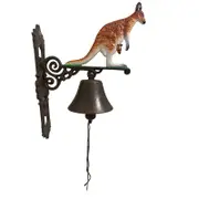 Kangaroo & Joey Cast Iron Bell