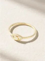 [Melissa Joy Manning] Melissa Joy Manning - 14-karat Gold Diamond Ring - 6 6 Gold