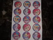 Shimmer & Shine buttons flat back or pin badge cabochons embellishments magnet