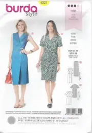 111 BURDA 6321: DRESS SIZE 8-18 SEWING PATTERN