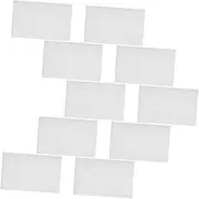 BRIGHTFUFU 10pcs Box Sponge Mat Water Bucket with Lid Velvet Telephone Hanging Burner Curtain Rod Inner Lined Tray Bracket Jewelry Portable Cup Holder Boxes Inner Support Sponge White