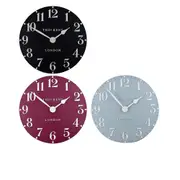 [Thomaskent] Thomas Kent Arabic Wall Clock with 3D Numerals 30cm - Red
