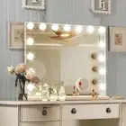 Hollywood Vanity Mirror with Lights, 15 Led Bulbs，3 Color Lights，Make up Lighted