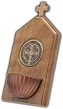 Intercession Holy Water Font (St Benedict Medal)