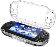 TNP Products PS Vita 1000 Clear Hard Case - Polycarbonate Full Cover for Sony PSV 1000, Snap-in Protector with Clear Display, Compatible with PS Vita 1000 Model