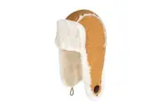 OZWEAR UGG Button Aviator Hat (Chestnut,SM)