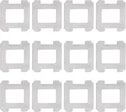 Pack of 12 Cleaning Pads for Ecovacs Winbot W1/W1 Pro/W2/W2Pro, Cleaning Cloth Replacement Parts, Microfibre Mop Washable, for Window Vacuum Cleaners, Wipes Reusable