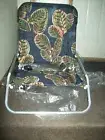 THRESHOLD Outdoor Foldable Armless Beach Chairs (2) Water-Resistant NEW WITH TAG