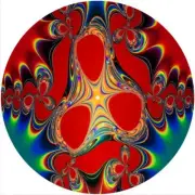 Slipmat Slip Mat Felt for any 12" Turntable LP DJ Vinyl Record Player FRACTAL 17