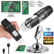1000X Wireless Digital Microscope Handheld USB Endoscope Magnifier Camera &Stand