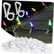 Christmas Light Clips, Clear Mini Light Clips Holiday Light Clips for