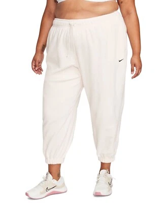 Nike Plus Size Therma-Fit Loose Fleece Jogger Sweatpants Ivory, 1X