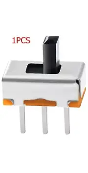 SPDT Mini 1P2T 2-Position 4mm Slide Switch for PCB, Arduino (SS12D00G)