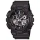 【CASIO】卡西歐 G-SHOCK 超人氣金屬光澤迷彩紋路雙顯錶 GA-100CF-8A 台灣卡西歐保固一年