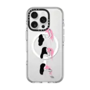 iPhone 16 Pro Clear Case MagSafe Compatible Cat Cuddle
