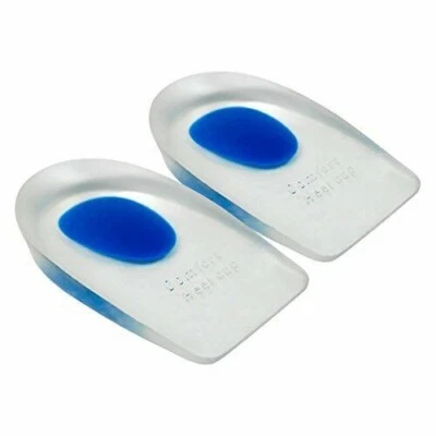 Silicone gel heel cups ViveSole for Plantar Fasciitis Mens 10-13