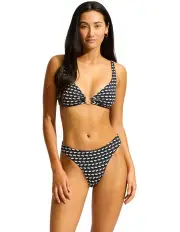[Seafolly] Mala High Leg Pant in Black