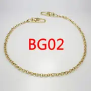 BG02 purse metal chain strap replacement gold crossbody shoulder strap handbag