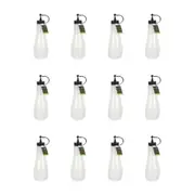 12PK Topchef Squeezable Plastic Sauce Bottle 720ml Condiment Dispenser White