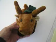 STOCKING STUFFER SOFT CHRISTMAS MOOSE STUFFED 10" TOY