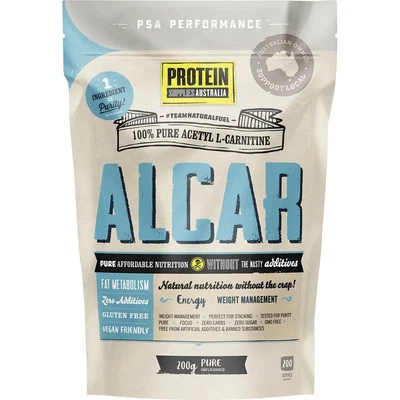 Protein Supplies Australia ALCAR Acetyl L-Carnitine Pure Powder 200g